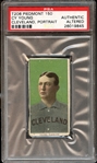 1909-11 T206 Piedmont 150/25 Cy Young Cleveland Portrait PSA AUTHENTIC