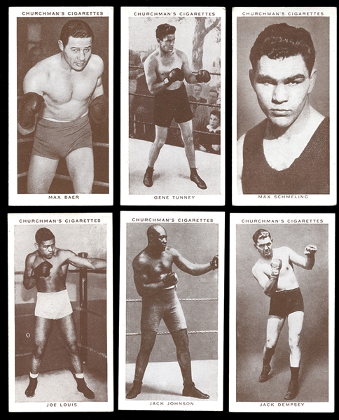 1938 Churchmans Boxing Personalities Complete Set