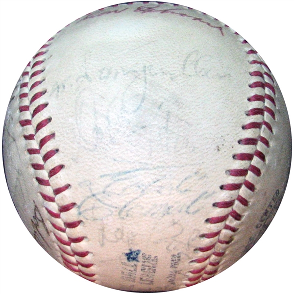 1970 Pittsburgh Pirates Team-Signed ONL (Feeney) Ball with (21) Signatures Featuring Clemente