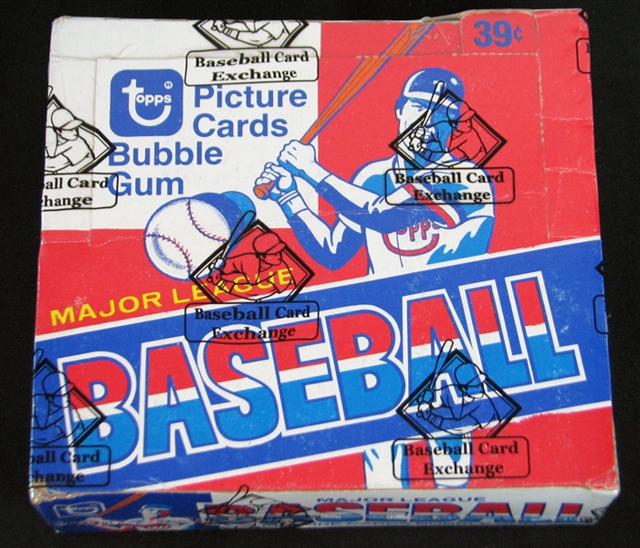 1980 Topps Baseball Unopened Cello Box BBCE