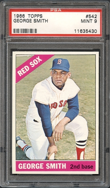 1966 Topps #542 George Smith PSA 9 MINT