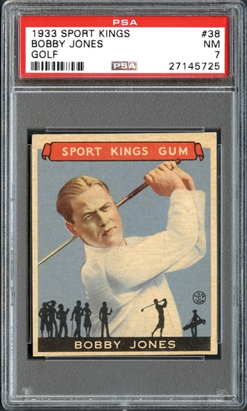 1933 Sport Kings #38 Bobby Jones PSA 7 NM