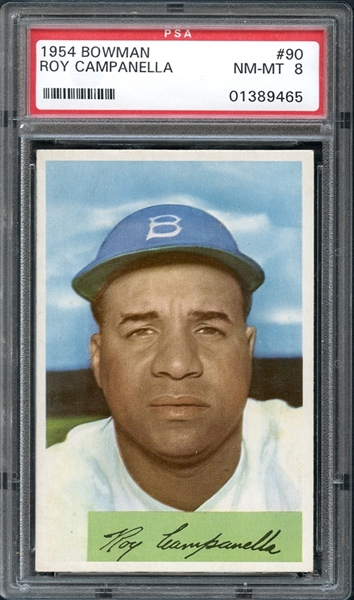 1954 Bowman #90 Roy Campanella PSA 8 NM/MT