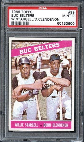 1966 Topps #99 Buc Belters PSA 9 MINT