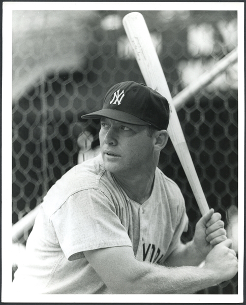 Exceptional 1961 Mickey Mantle PSA/DNA Original Photograph by Don Wingfield