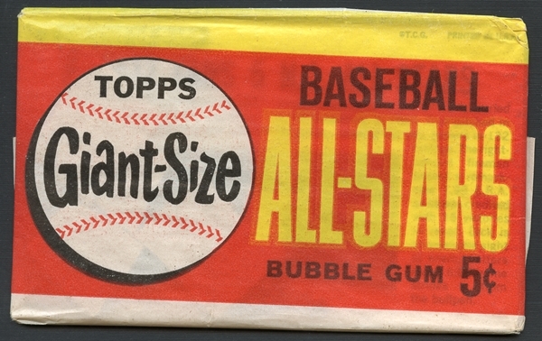 1964 Topps Giants 5-Cent Unopened Pack
