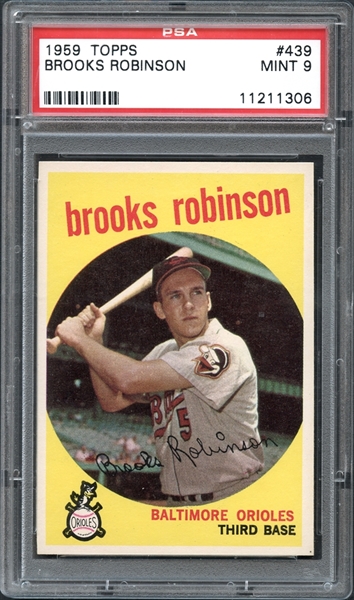 1959 Topps #439 Brooks Robinson PSA 9 MINT