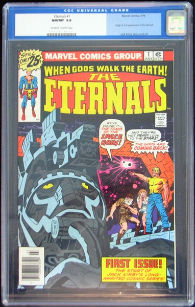 Eternals #1 (Marvel Comics, 1976) CGC NM/MT 9.8 Off-White to White Pages