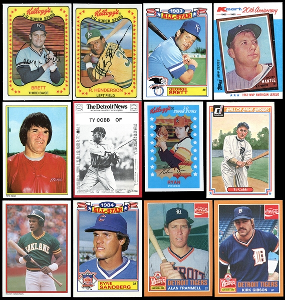 1981-1985 Group of Esoteric Baseball Sets Loaded with Stars & HOFers