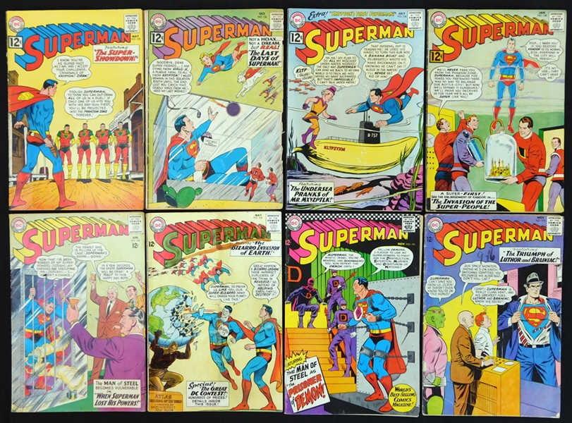 1961-1982 Superman Comic Book Group of (127)