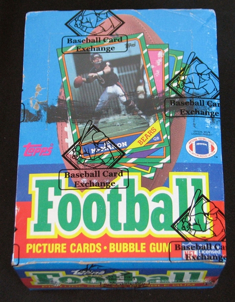 1986 Topps Football Unopened Wax Box BBCE