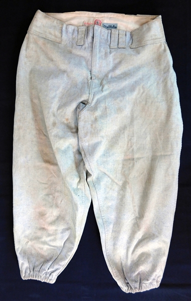 1934 Oscar "Ski" Melillo Game-Used Pants