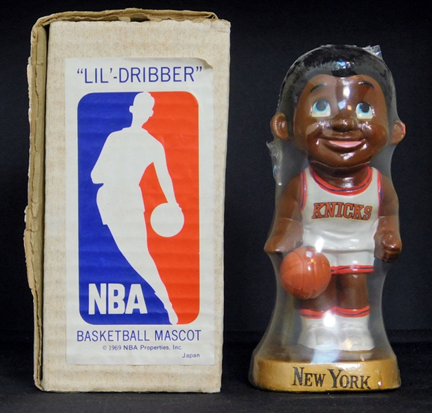 1969 "Lil-Dribbler" New York Knicks Basketball Mascot Doll