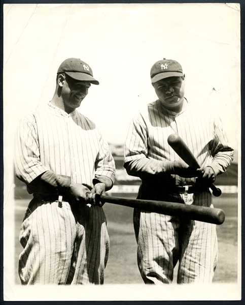 1927 Babe Ruth and Lou Gehrig Type I Original Photograph PSA/DNA