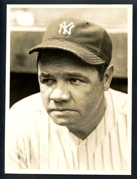 1932 Babe Ruth Type I Original Photograph From the Estate of George "Highpockets" Kelly PSA/DNA