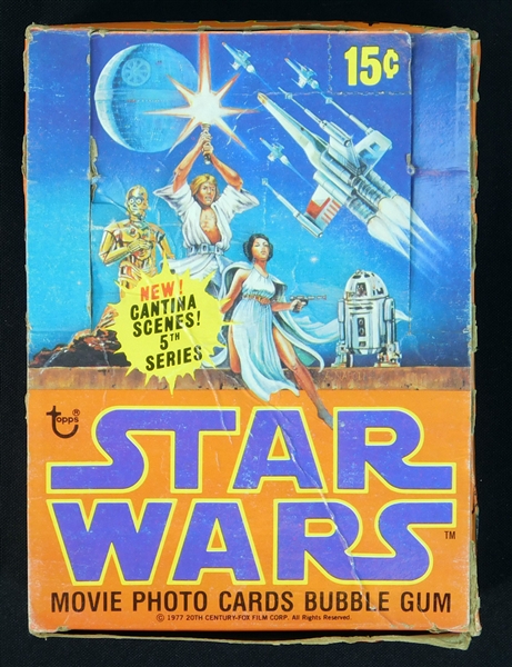 1977 Star Wars Series 5 Full Unopened Wax Box