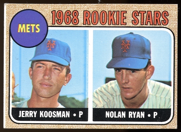 1968 Topps Milton Bradley #177 Nolan Ryan Rookie Card 