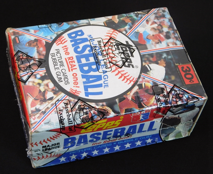 Lot Detail 1981 Topps Baseball Full Unopened Wax Box BBCE