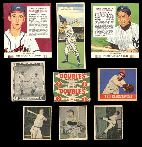 1948-1955 Esoteric Baseball Group of (23) with Stars and HOFers