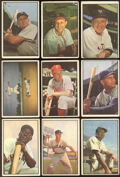 1953 Bowman Color Group of (35) with Stars and HOFers