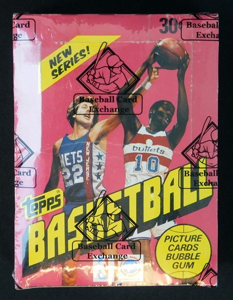 1981-82 Topps Basketball Unopened Wax Box (BBCE)