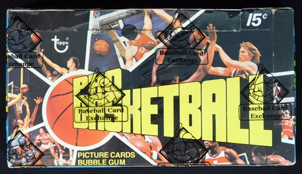 1976-77 Topps Basketball Full Unopened Wax Box BBCE
