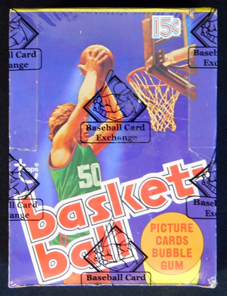 1977-78 Topps Basketball Full Unopened Wax Box BBCE