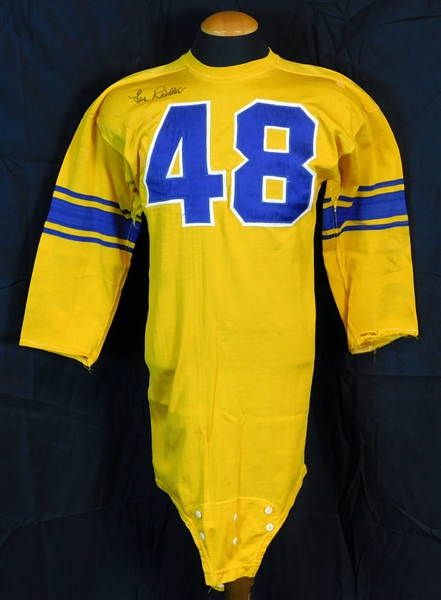 1955 Los Angeles Rams Hall of Famer Les Richter Game-Used Home Jersey Sports Investors LOA