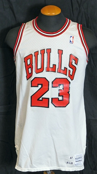 1987-88 Michael Jordan Chicago Bulls Game-Used Home Jersey and Trunks From First MVP Season-MEARS A10, Sports Investors, Meza LOA