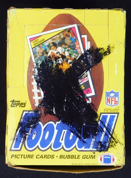 1984 Topps Football Full Unopened Wax Box 