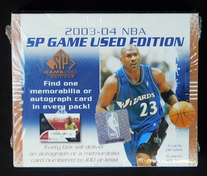 2003-04 SP Game Used Edition Basketball Unopened Hobby Box