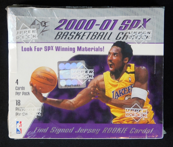 2000-01 Upper Deck SPx Basketball Unopened Hobby Box