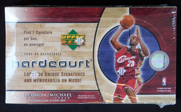 2005-06 Upper Deck Hardcourt Basketball Unopened Hobby Box