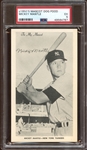 Exceptionally Rare 1954 Mascot Dog Food Mickey Mantle with Rookie Season Image PSA 5 EX