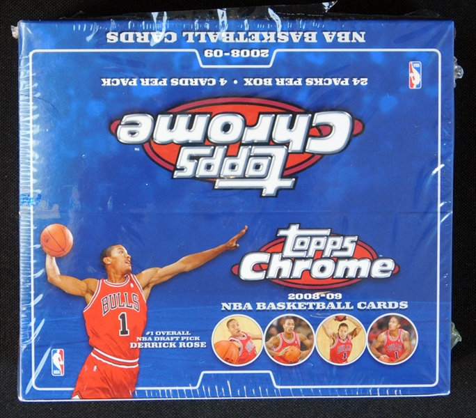 2008-09 Topps Chrome Basketball Unopened Box
