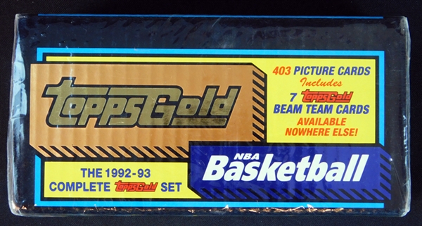 1992-93 Topps Gold Basketball Unopened Factory Set