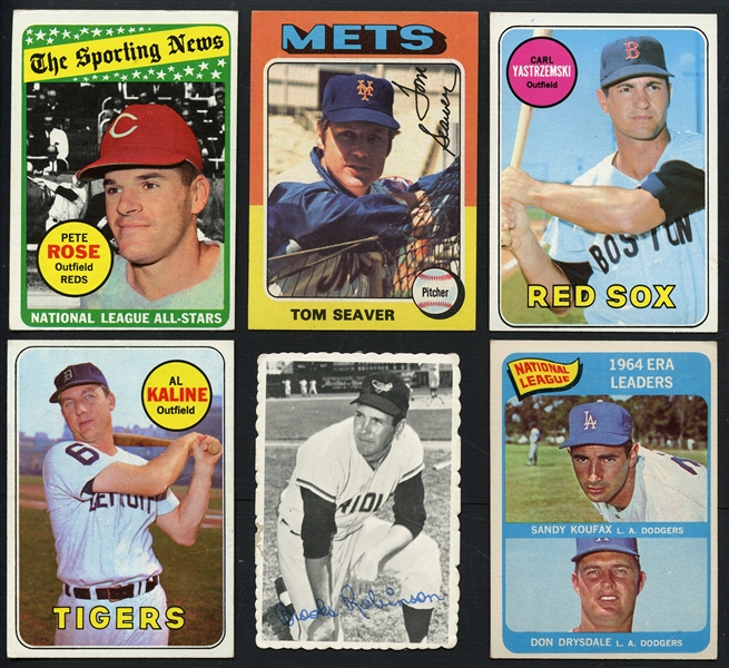 1964-75 Topps Baseball Hall of Fame Lot of (16)