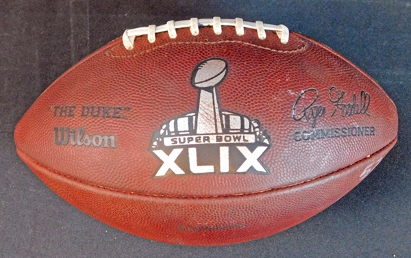 2015 New England Patriots Offense Super Bowl XLIX Game-Used Football with Robert and Jonathan Kraft LOA (JSA)