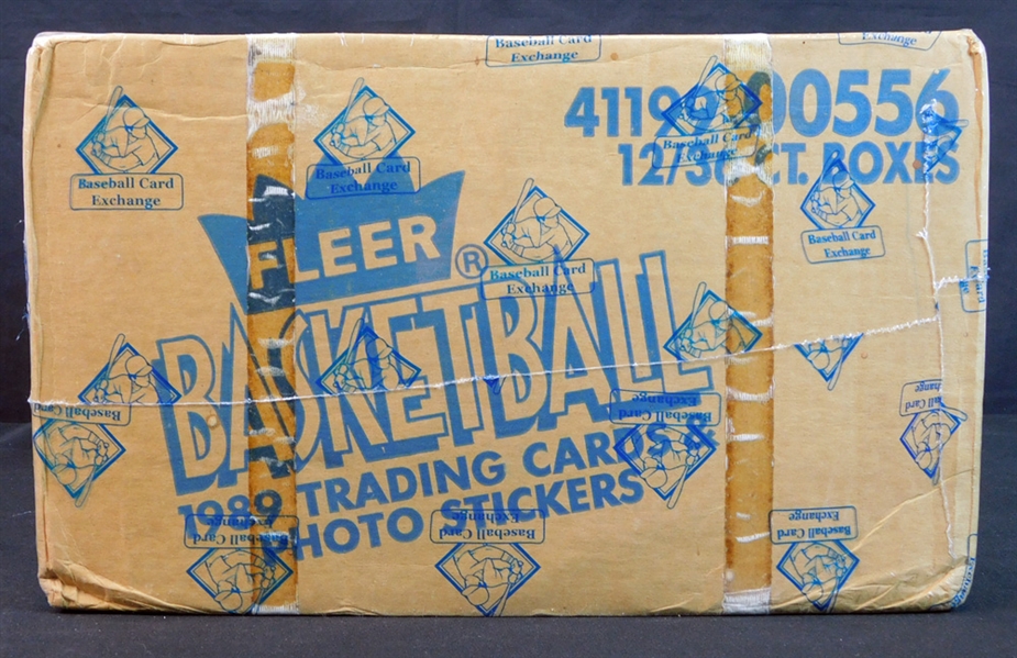 1989-90 Fleer Basketball Unopened Wax Box Case BBCE