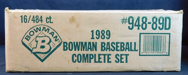 1989 Bowman Baseball Unopened Set Case (16 Sets) 