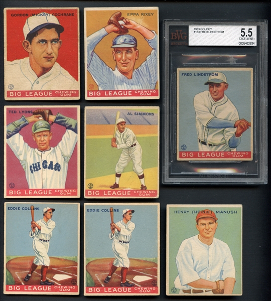 1930s-40s Goudey/Diamond Stars/Leaf Hall of Fame Baseball Card Collection of (21)