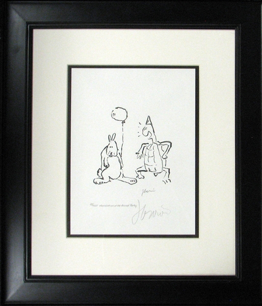Jerry Garcia Signed "Humiliation at the Animal Party" Offset Lithograph 95/500 (J. Garcia 1994)