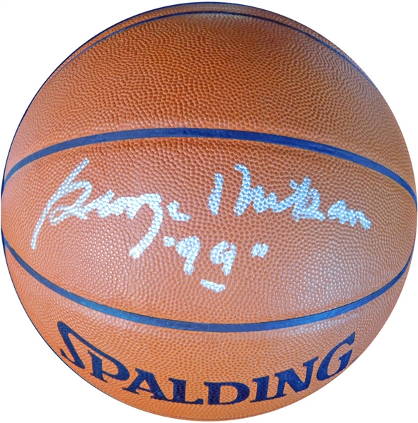 George Mikan Signed Basketball PSA/DNA