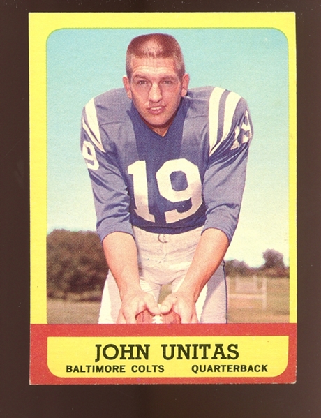 1963 Topps #1 John Unitas