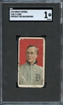 1909-11 T206 Sweet Caporal 350/30 Ty Cobb Portrait Red Background SGC 1 PR 