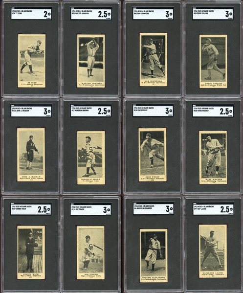 1916 M101-4 Sporting News Near-Complete Set (198/200) with SGC Graded