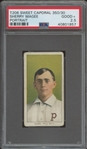 1909-11 T206 Sweet Caporal 350/30 Sherry Magee Portrait PSA 2.5 GOOD+