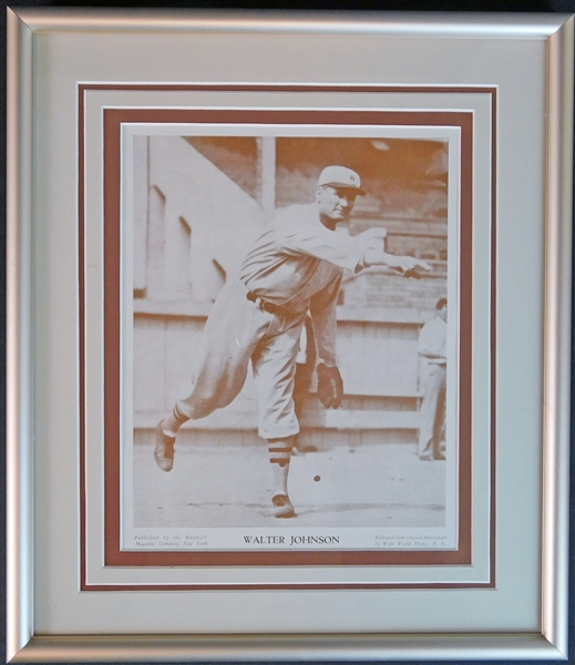 1916 M114 Baseball Magazine Walter Johnson Premium