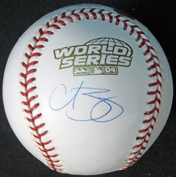 Curt Schilling Single-Signed 2004 World Series Ball