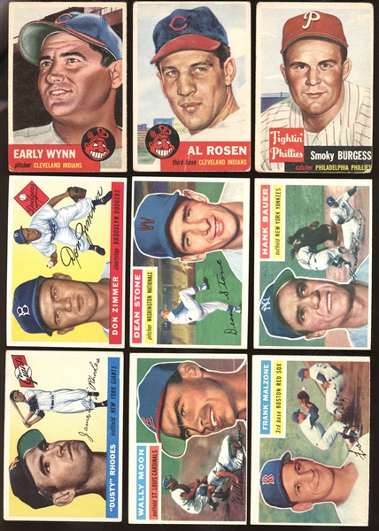 1950s Topps and Bowman Baseball Group of (24)